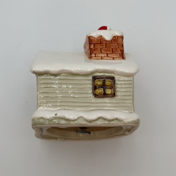 Otagiri Chrismas Music Box House With Spinning Santa Vintage 1979 - Picture 10 of 17